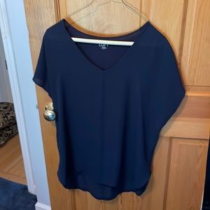 Navy top from the loft outlet size s. Blousy short sleeve